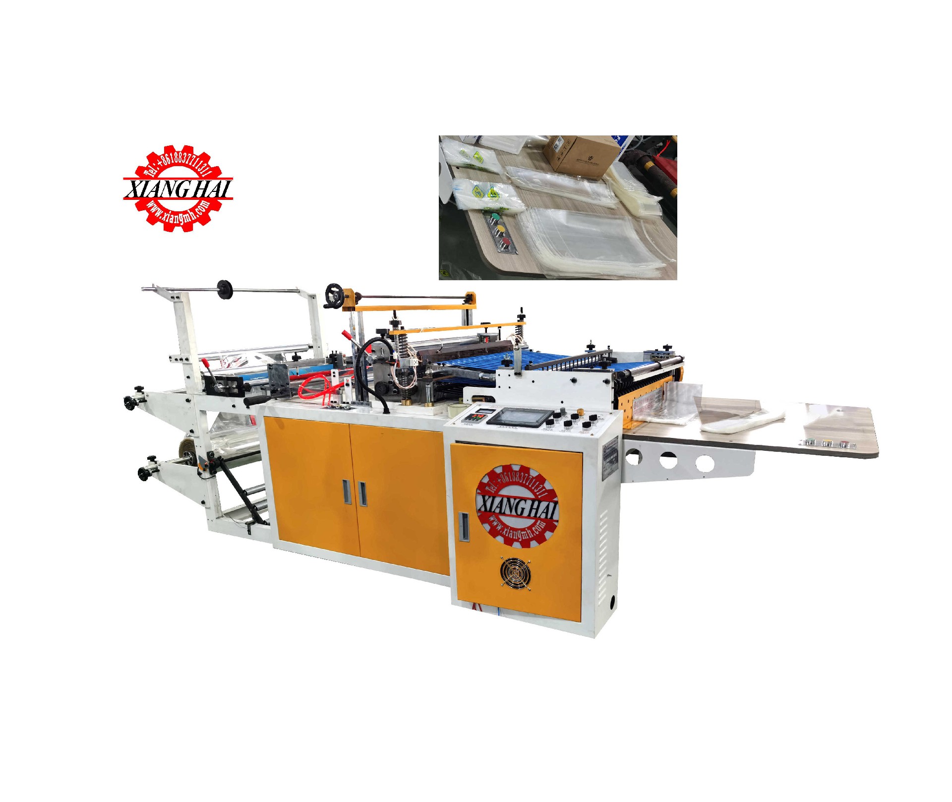 High speed side sealing Hot Sealing Hot Cutting bag making machine
