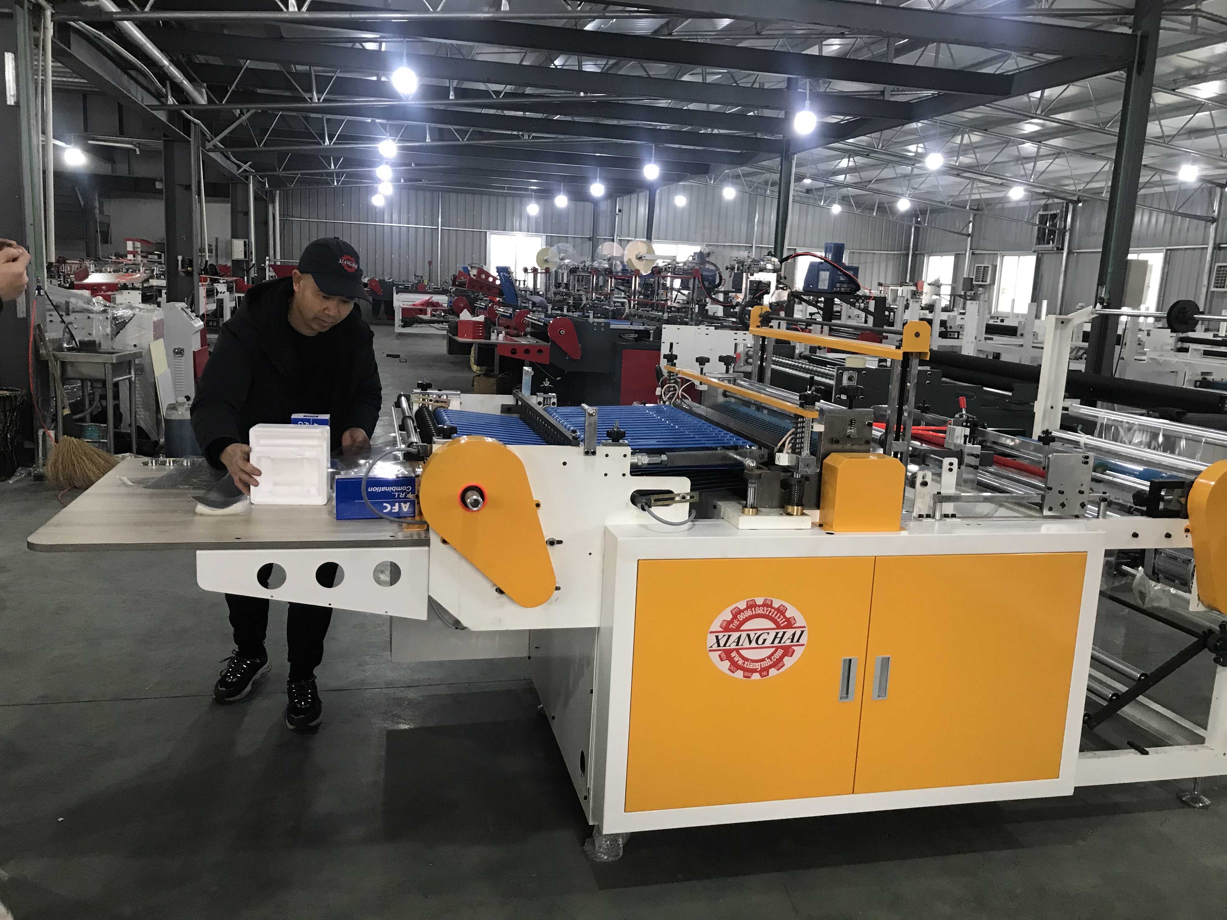 A Senegalese customer's side sealing bag making machine,Successful test!