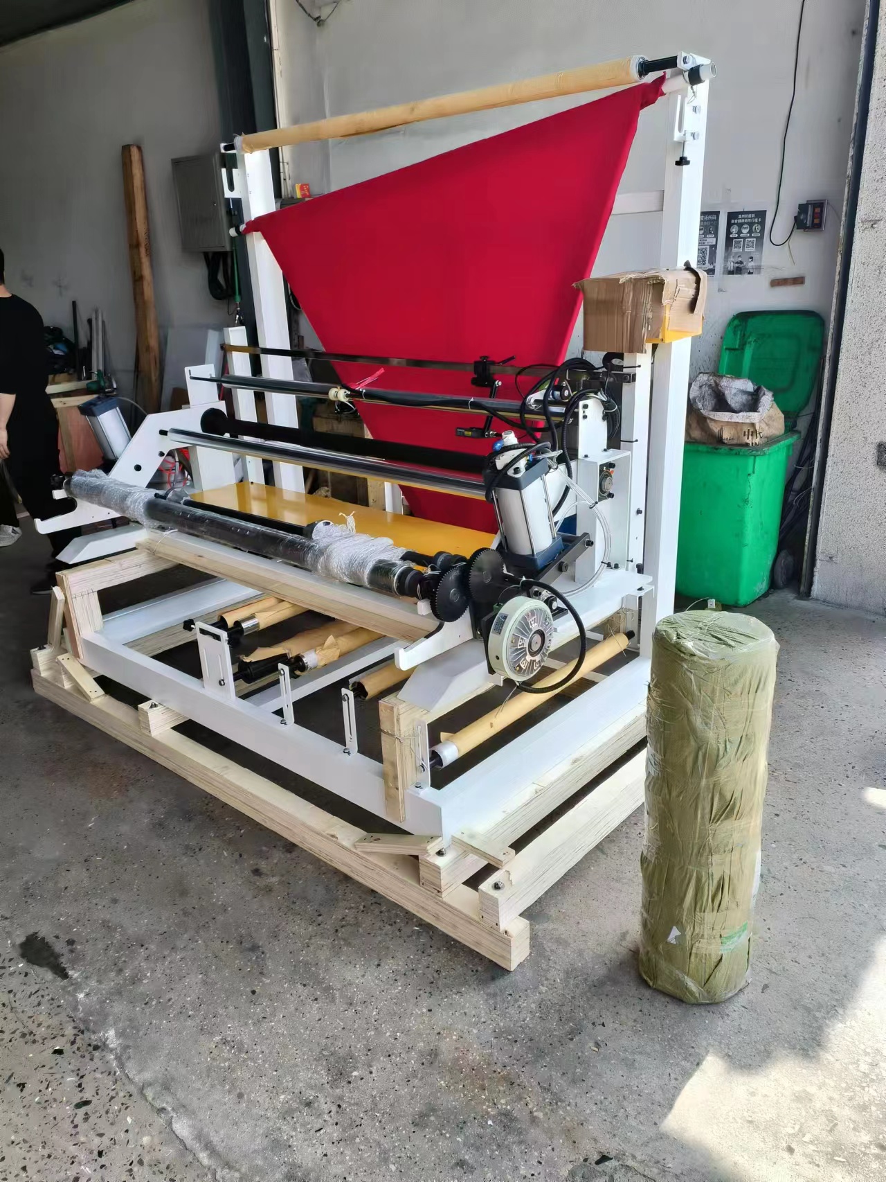 The Russian bag making machine has been delivered