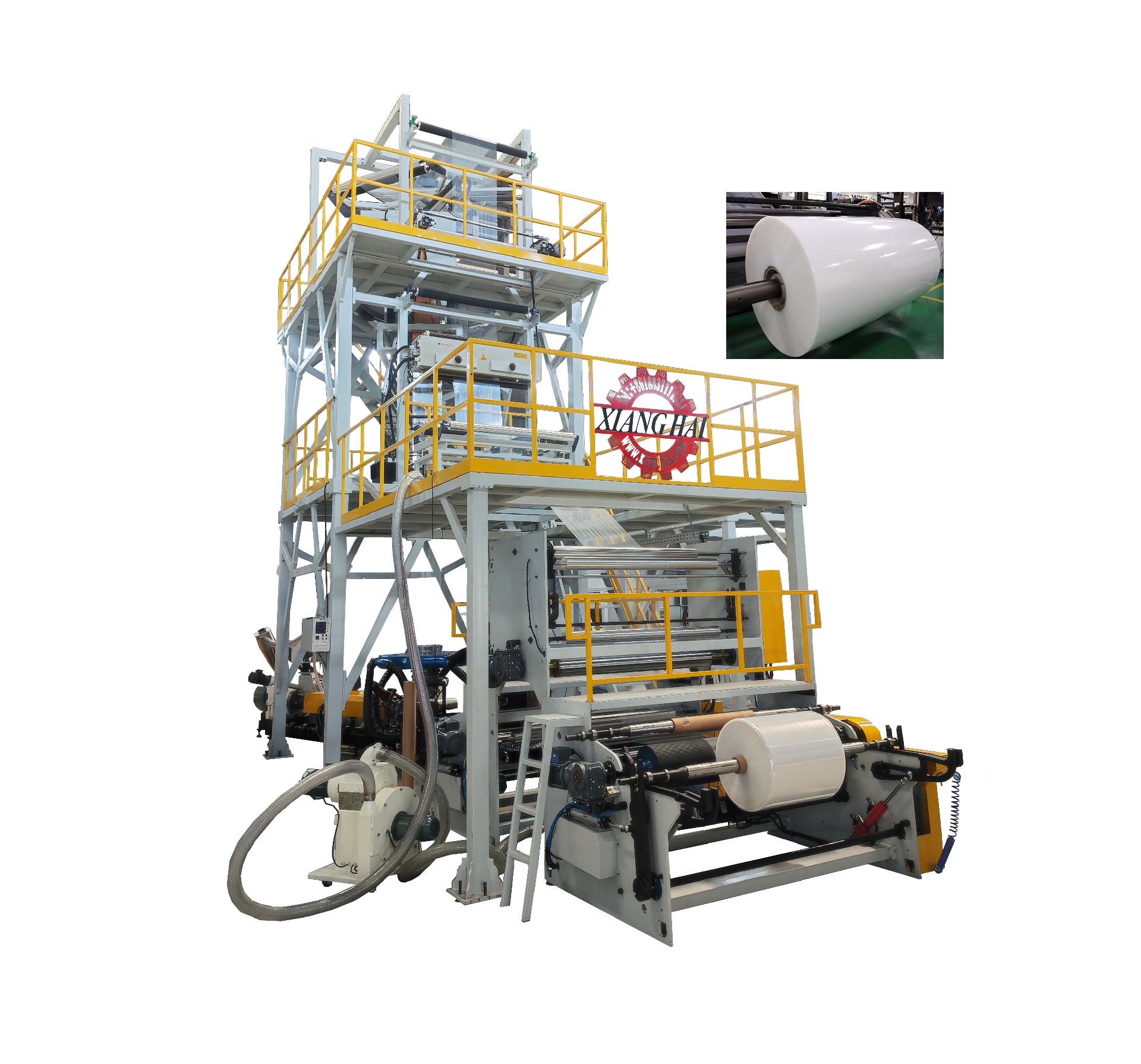 Single Layer Film Blowing Machine