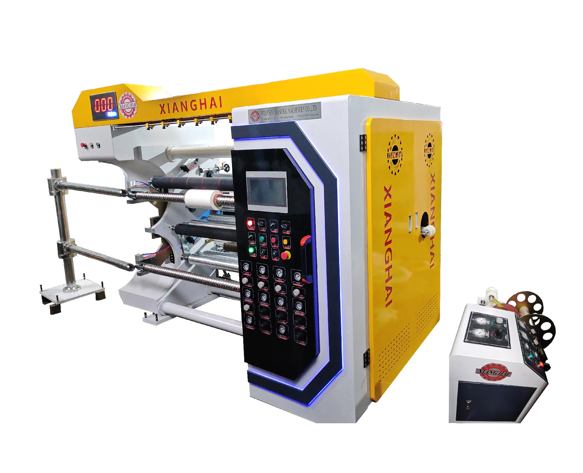 Duplex Turret Slitter Slitting Rewinding Paper and Roll Paper Slitter Rewinder Machine