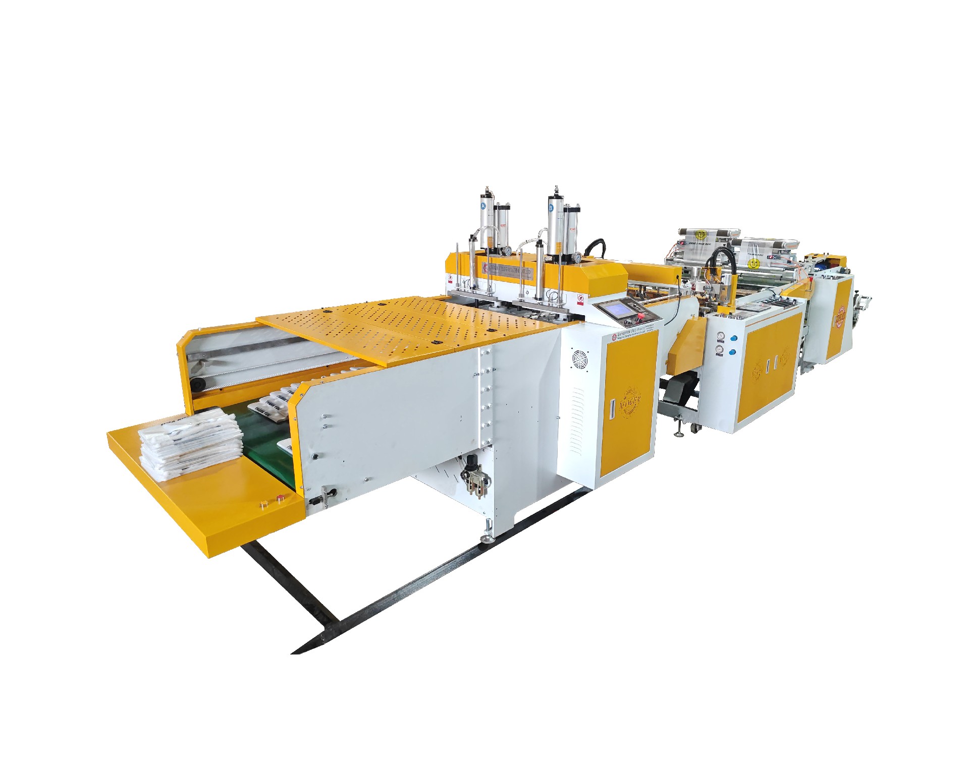 High Speed Double Tracks T-Shirt Bag Making Machine