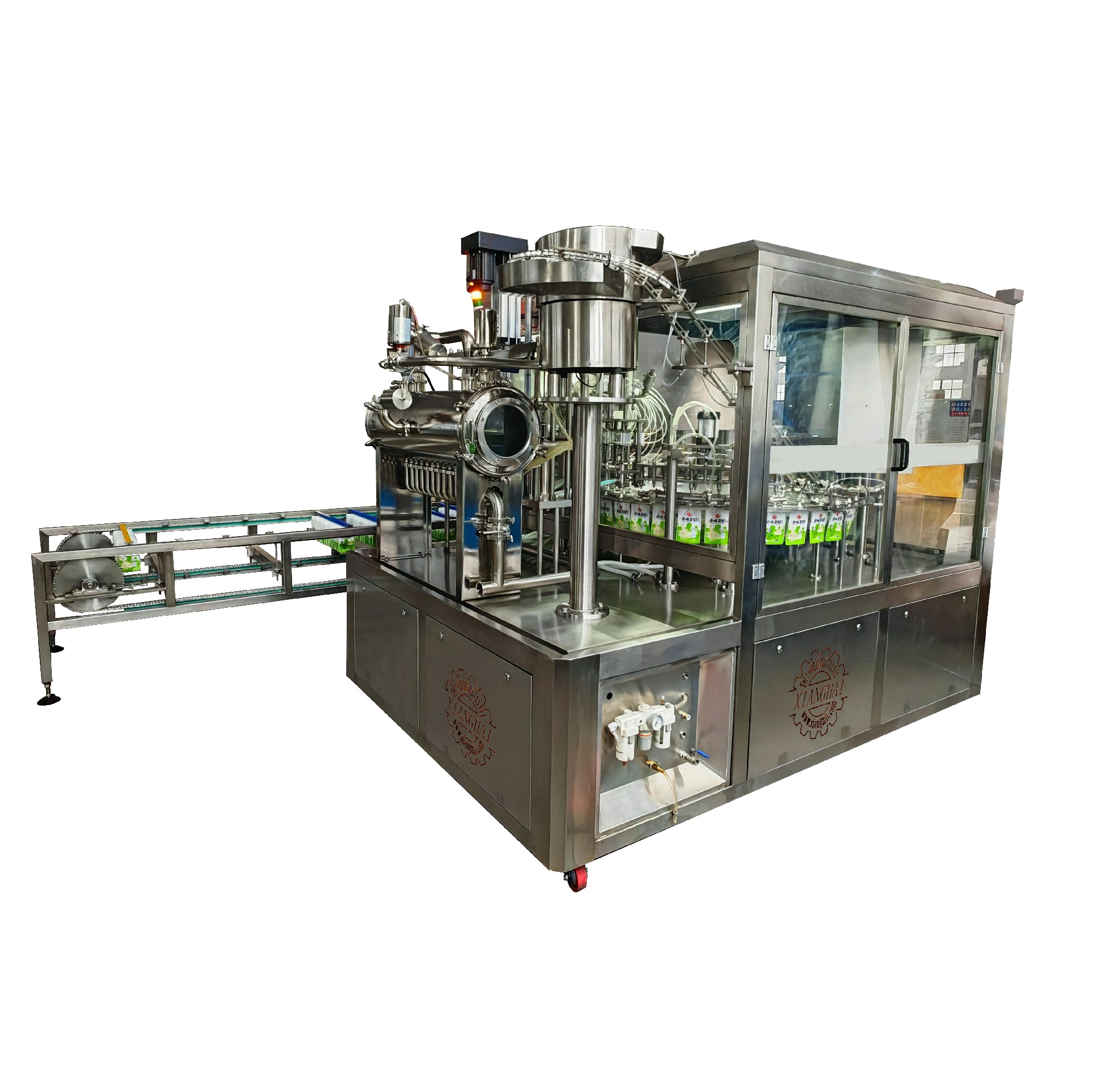 Automatic Stand-Up Pouch Filling and Capping Machine